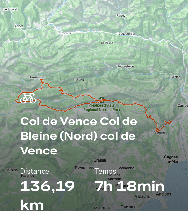 col de Vence col de Bleine